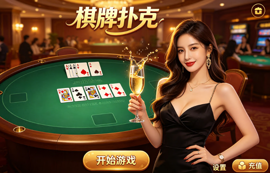亲友棋牌聚会 多款扑克麻将